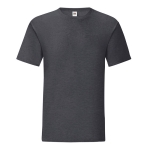 Günstiges T-Shirt für Siebdruck, 150 g/m2, Fruit of the Loom farbe dunkelgrau