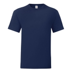 Günstiges T-Shirt für Siebdruck, 150 g/m2, Fruit of the Loom farbe marineblau