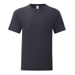 Günstiges T-Shirt für Siebdruck, 150 g/m2, Fruit of the Loom farbe dunkelblau