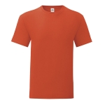 Günstiges T-Shirt für Siebdruck, 150 g/m2, Fruit of the Loom farbe dunkelorange