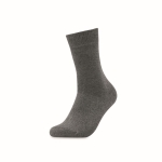 Bedruckbare Socken aus Baumwolle und Polyester farbe dunkelgrau