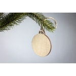 Kugelförmige Holzdeko für Sublimationsdruck, Bauble Detailbild 2