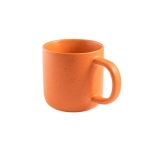 Keramiktasse mit matter gesprenkelter Oberfläche, 370 ml farbe orange