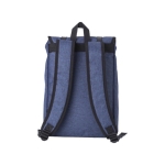 Gepolsterter Polyester-Rucksack mit 2 Schnallen als hochwertiges Geschenk farbe blau erste Ansicht