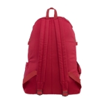 Wanderrucksack aus Ribstop mit zwei Hauptfächern als Merchandising farbe rot erste Ansicht