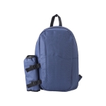 Isothermischer Rucksack mit Außentasche für Getränkeflasche farbe blau 41603.75