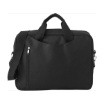 Günstige Laptoptasche mit Tragegriff und Umhängegurt aus Polyester, 14” farbe schwarz 41603.75