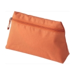 Farbige Kosmetiktasche aus Polyester für Events bedrucken farbe orange 41603.75