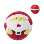 Antistress-Ball Santa farbe rot Ansicht mit Druckbereich