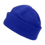 Beanie aus Polyester-Fleece als Werbeartikel zum Verschenken farbe köngisblau erste Ansicht