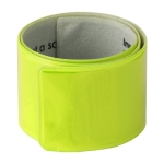 Reflektierendes Neon Armband aus Kunststoff mit weichem Innenfell farbe gelb erste Ansicht