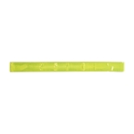 Reflektierendes Neon Armband aus Kunststoff mit weichem Innenfell farbe gelb 41603.75