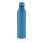 Recycelte Stahlflasche im Designer-Look als Werbeartikel, 500 ml farbe blau zweite Ansicht