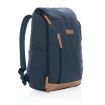 Umweltfreundlicher Laptop-Rucksack aus recyceltem Material, 15'' farbe blau