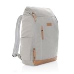 Umweltfreundlicher Laptop-Rucksack aus recyceltem Material, 15'' farbe grau siebte Ansicht