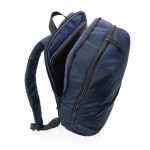 Designer-Laptoprucksack aus recyceltem Polyester, 15,6'' farbe marineblau sechste Ansicht