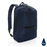 Designer-Laptoprucksack aus recyceltem Polyester, 15,6'' farbe marineblau siebte Ansicht