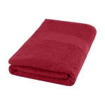 Nachhaltiges Handtuch aus Baumwolle, 70 x 140 cm, 450 g/m2 farbe rot