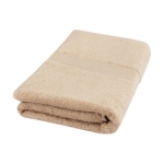 Nachhaltiges Handtuch aus Baumwolle, 70 x 140 cm, 450 g/m2 farbe beige