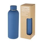 Thermosflasche aus Edelstahl mit matter Oberfläche, 500 ml farbe blau