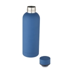 Thermosflasche aus Edelstahl mit matter Oberfläche, 500 ml farbe blau zweite Ansicht