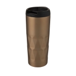 Thermosbecher mit geometrischem Design mit Deckel bedrucken, 450 ml farbe gold