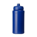 Hochwertige Sportflasche als Werbegeschenk, 500 ml farbe blau zweite Vorderansicht