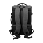 2-in-1 Rucksack und Aktentasche mit wasserdichtem Finish für Trolley farbe grau Detailbild 7