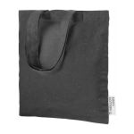 Baumwolltasche für Events und Messen bedrucken lassen, 120 g/m2 farbe schwarz vierte Ansicht