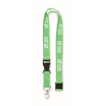 Lanyard mit abnehmbarer Schnalle und Panikverschluss bedrucken Ansicht mit Druckbereich