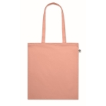 Bio-Baumwolltasche in Farbe mit langen Henkeln, 180 g/m2 farbe orange zweite Ansicht