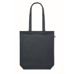 Stabile Tasche aus Bio-Canvas in vielen Farbe wählbar, 270 g/m2 farbe marineblau vierte Ansicht