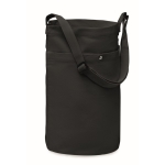 Hochwertige Shopping-Tasche mit verstellbarem Gurt, 270 g/m2 farbe schwarz