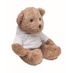 Plüsch-Teddybär mit Kapuzenpulli, ideal für Sublimationsdruck farbe weiß