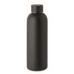 Doppelwandige auslaufsichere Thermosflasche aus Edelstahl 500 ml farbe schwarz