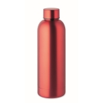 Doppelwandige auslaufsichere Thermosflasche aus Edelstahl 500 ml farbe rot