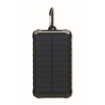 Solar-Powerbank mit Dynamo und LED-Licht in Schwarz, 8.000 mAh farbe schwarz zweite Ansicht