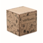 Wildblumensamen als Werbegeschenk mit Schachtel bedrucken farbe beige sechste Ansicht