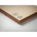 Haftnotizen mit recyceltem Papiercover als Merchandising farbe beige sechstes Detailbild