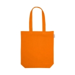 Tasche aus recycelter Baumwolle in vielen Farben wählbar, 220 g/m2 farbe orange zweite Ansicht