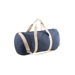 Reisetasche aus Jeansstoff mit Griffen und Riemen, 300 g/m2 farbe blau