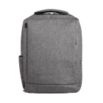 PC-Rucksack aus 300D-Polyester mit Trolley-Gurt bedrucken, 15,6” farbe grau zweite Ansicht