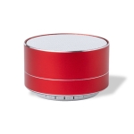 Recycelbarer 5.0 Bluetooth-Lautsprecher aus Aluminium farbe rot erste Ansicht