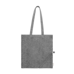 Faltbare Tasche aus recycelter Baumwolle mit Logo, 120 g/m2 erste Ansicht