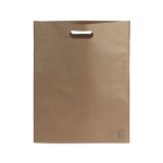 Kleine Non-Woven-Tasche aus RPET-Vlies, Tragkraft: 3 kg, 70 g/m2 farbe braun erste Ansicht