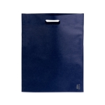 Kleine Non-Woven-Tasche aus RPET-Vlies, Tragkraft: 3 kg, 70 g/m2 farbe marineblau erste Ansicht