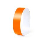 Festivalarmband aus unzerbrechlichem Kunststoffgewebe in vielen Farben farbe orange erste Ansicht