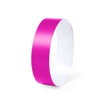 Festivalarmband aus unzerbrechlichem Kunststoffgewebe in vielen Farben farbe pink erste Ansicht