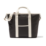 Recycelte Tragetasche Typ Tote mit eleganten Details farbe schwarz