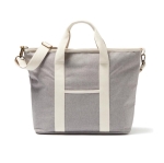 Recycelte Tragetasche Typ Tote mit eleganten Details farbe grau